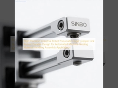 Yüksek Hassasiyetli Endüstriyel Robot Pnömatik Parmak Tutucu Bağlantı, Otomatik Makine Besleme, Malzeme Taşıma ve Montaj Uygulamaları için Sağlam ve Dayanıklı Tasarım