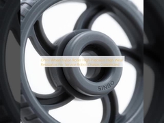 Omni Tekerlek Naylon Rulo Yüksek Hassasiyetli Yüksek Aşınma Direnci Servis Robotu Şasisi İçin Özelleştirilmiş