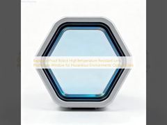 Patlamaya Dayanıklı Robot Yüksek Sıcaklığa Dayanıklı Lens Koruma Penceresi Tehlikeli Ortamlar için Optik Cam