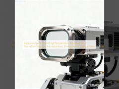 Patlamaya Dayanıklı Robot Yüksek Sıcaklığa Dayanıklı Lens Koruma Penceresi Tehlikeli Ortamlar için Optik Cam