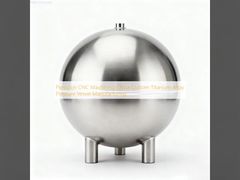 Kesinlikli CNC İşleme Çin Özel Titanyum Alaşım Basınçlı Kap Üretimi