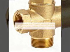 Custom Brass Valve Body China CNC İşleme Hassasiyetli CNC İşleme Hizmetleri Su Sistemi HVAC Endüstriyel Uygulamalar