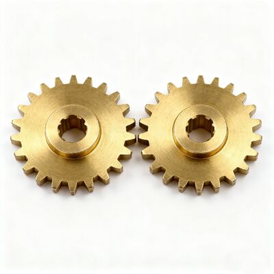 CNC machining china precision CNC Machining brass gear custom copper alloy machined parts high precision transmission components